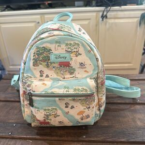 DISNEY LOUNGEFLY LILO & STITCH ISLAND MAP MINI BACKPACK Bag